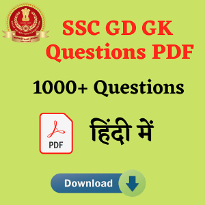 Ssc Gd Gk Questions And Answers In Hindi Pdf Download